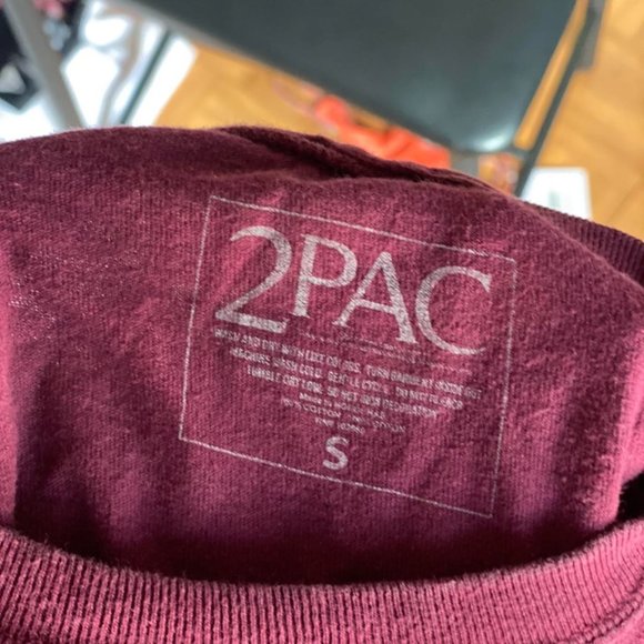 2pac multi Tupac Shakur Graphic T-shirt Size Small - Picture 3 of 4